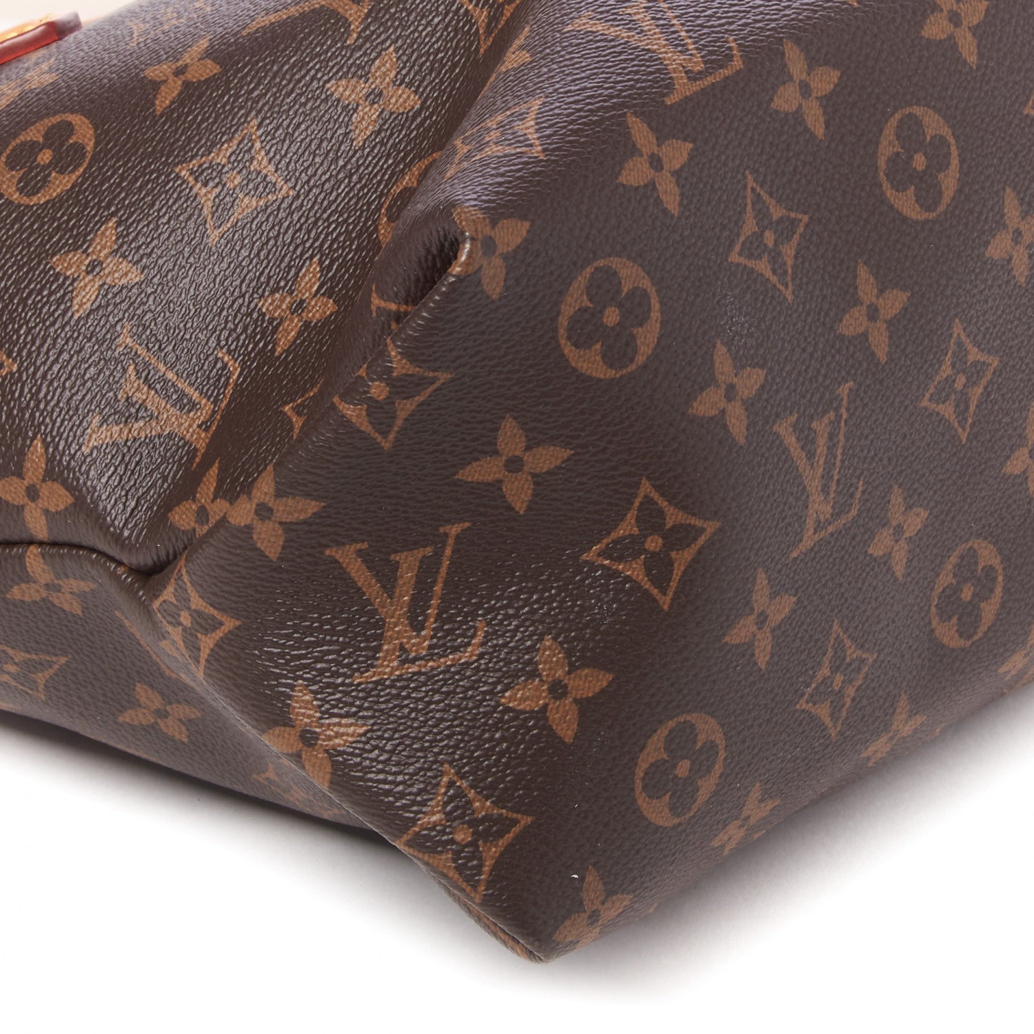 Louis Vuitton Monogram Flower Zipped Tote MM Beige 5 of 8