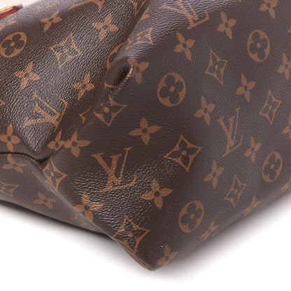 Louis Vuitton Monogram Flower Zipped Tote MM Beige 5 of 8