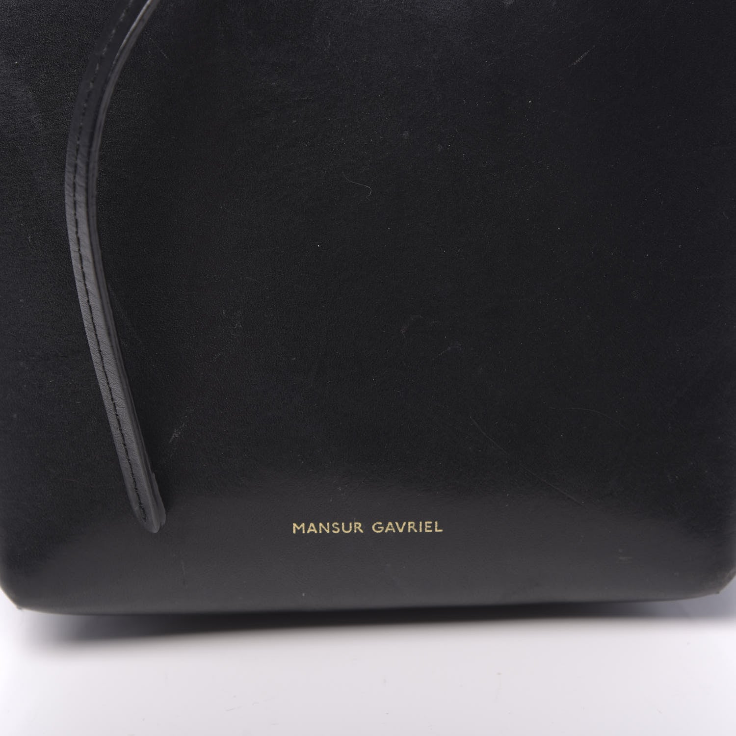 Mansur Gavriel Calfskin Mini Mini Bucket Bag Black Flamma 7 of 12