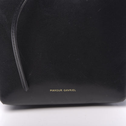 Mansur Gavriel Calfskin Mini Mini Bucket Bag Black Flamma 7 of 12