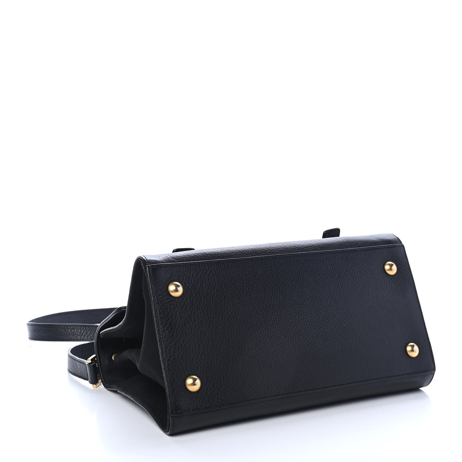 Saint Laurent Calfskin Canvas Small Muse Two Black 4 of 9