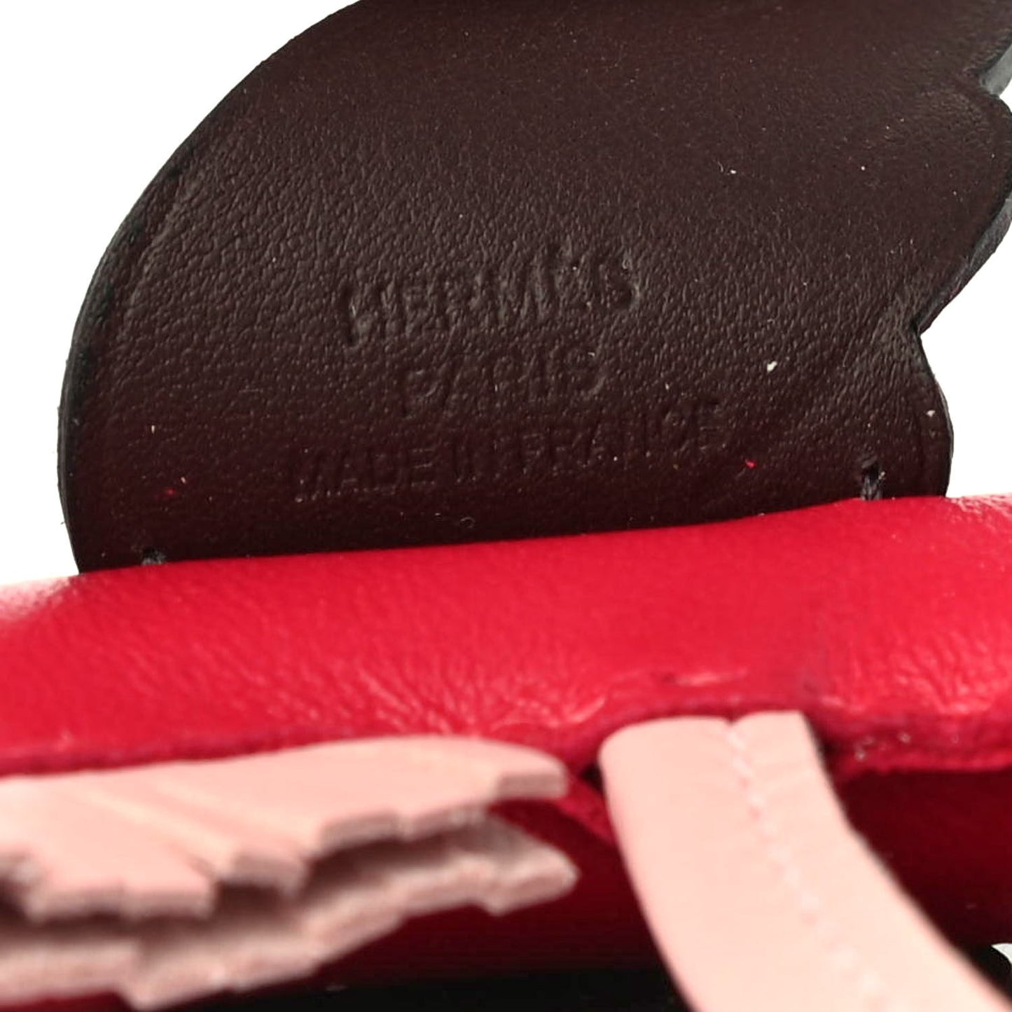 Milo Lambskin Grigri Rodeo Pegase Horse Bag Charm PM Framboise Rose Sakura Rouge Sellier