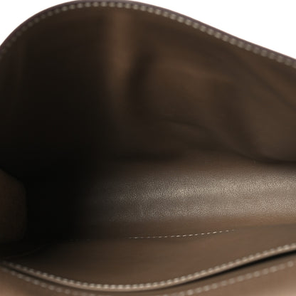 Hermes Togo Sac A Depeches 21 Messenger Bag Etoupe 5 of 12