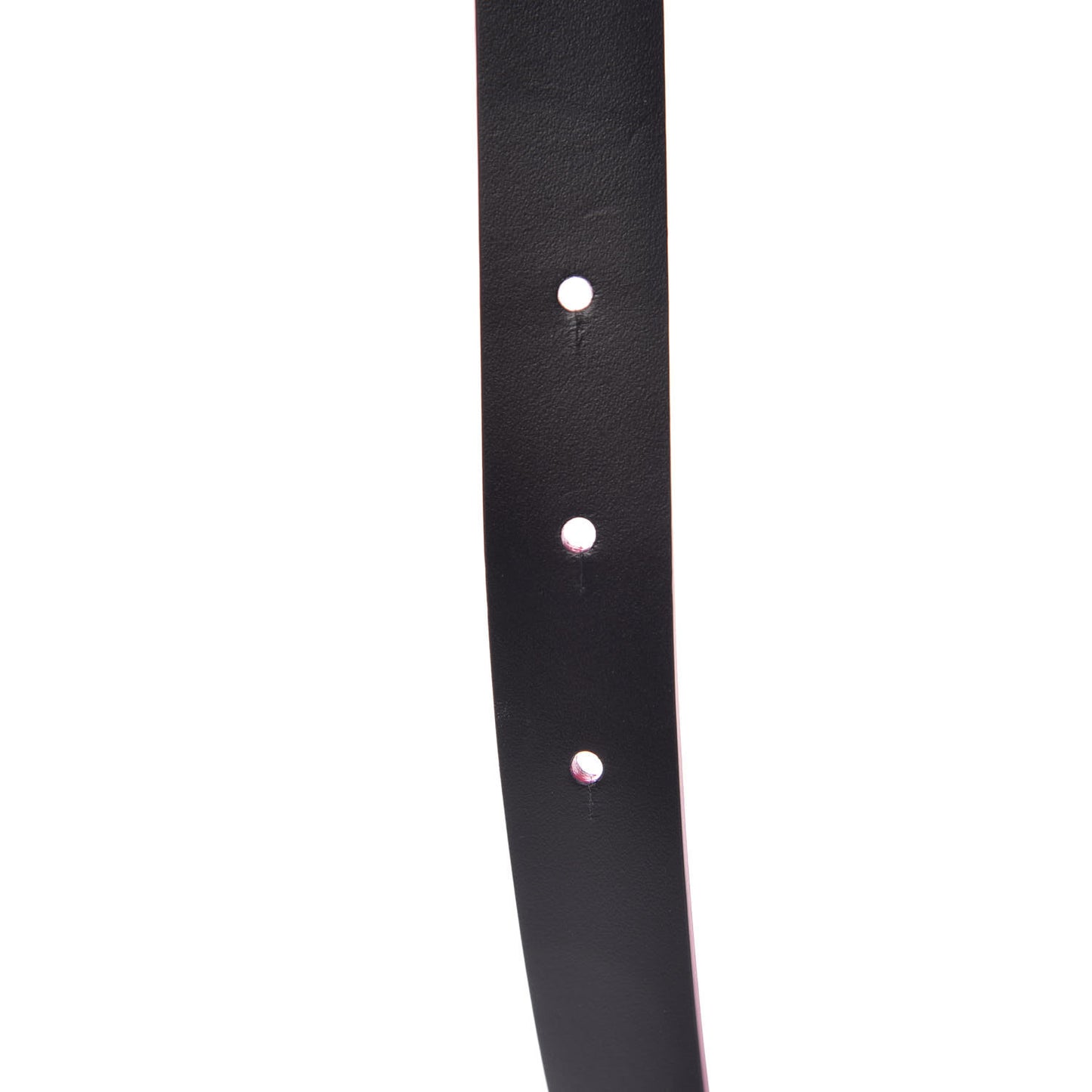 Patent CC Logo Skinny Belt 85 34 Pink