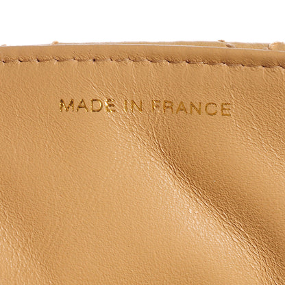 Chanel Lambskin Bekko Resin Medium Single Flap Beige 8 of 9