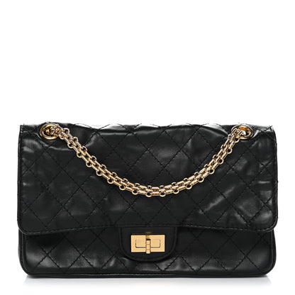Chanel Lambskin Quilted Crush 2.55 Reissue 225 Flap Black 1 of 14