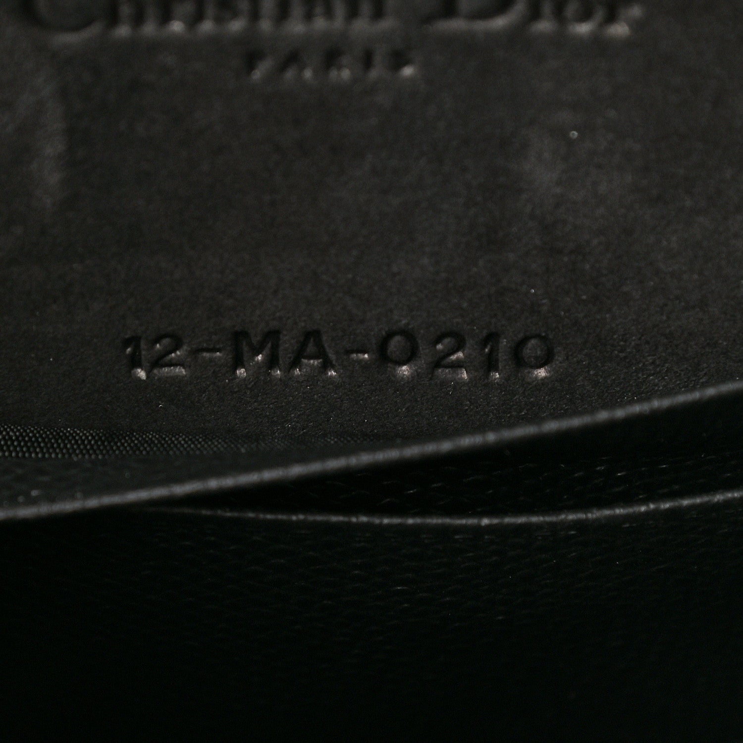 Christian Dior Grained Calfskin Saddle Belt Bag Black 8 of 10