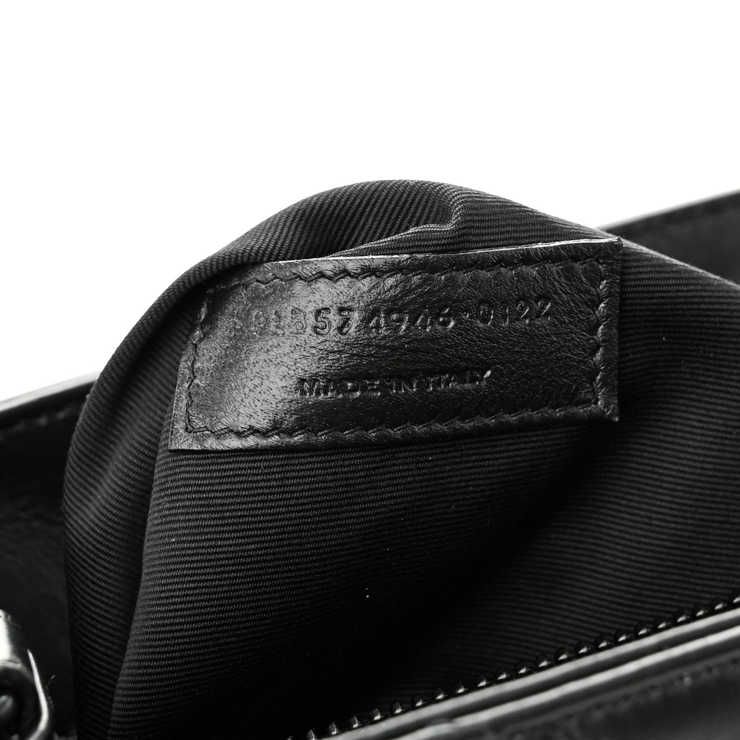 Saint Laurent Calfskin Y Quilted Monogram Monochrome Medium Loulou Chain Satchel Black 7 of 10