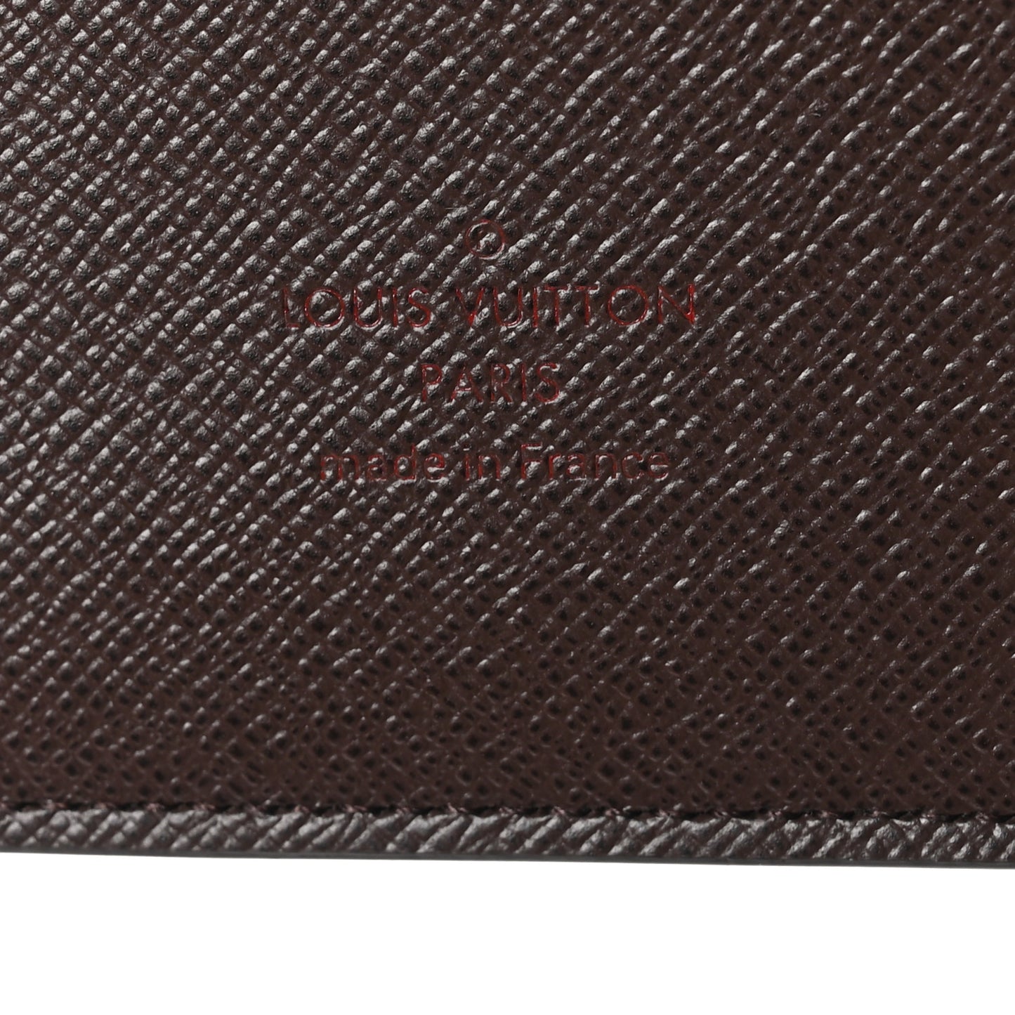 Damier Ebene Large Ring Agenda Cover