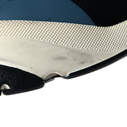 Christian Dior Technical Mesh Calfskin Mens B22 Sneakers 43 Blue Yellow 11 of 13