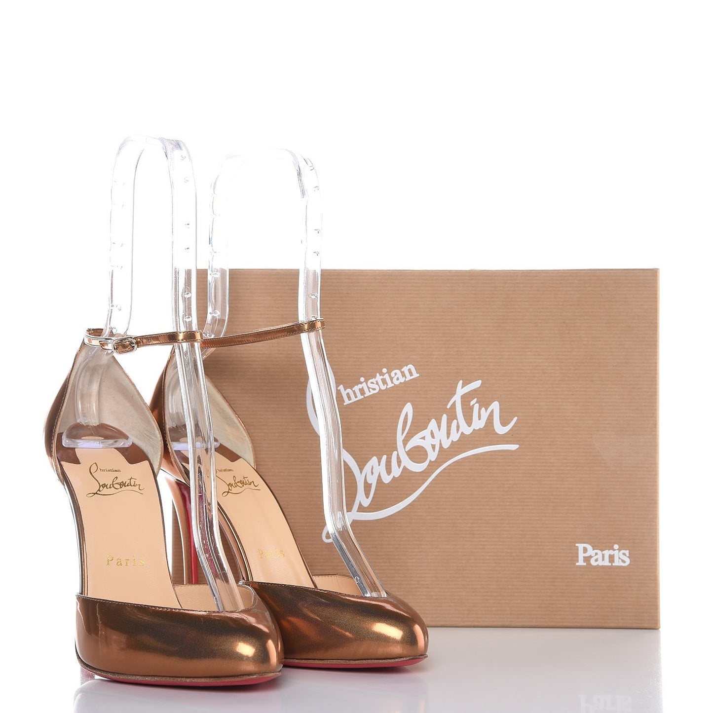 Metallic Patent Dollyla 100 Pumps 39 Cappuccino