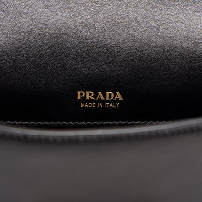 Prada Saffiano City Calf Cahier Belt Bag Black 9 of 12