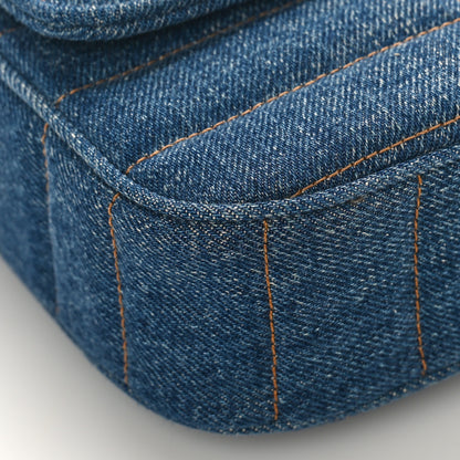Celine Denim Matelasse Chain Shoulder Bag Blue 8 of 8