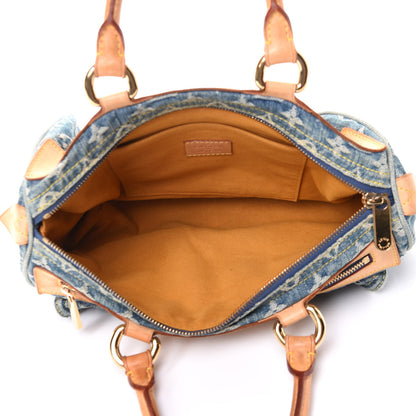 Louis Vuitton Monogram Denim Neo Speedy Blue 7 of 10