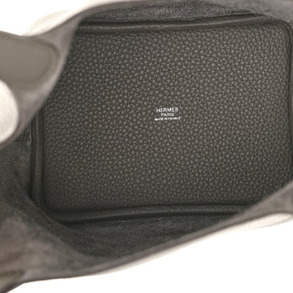 Hermes Taurillon Clemence Picotin Lock 18 PM Gris Meyer 5 of 10