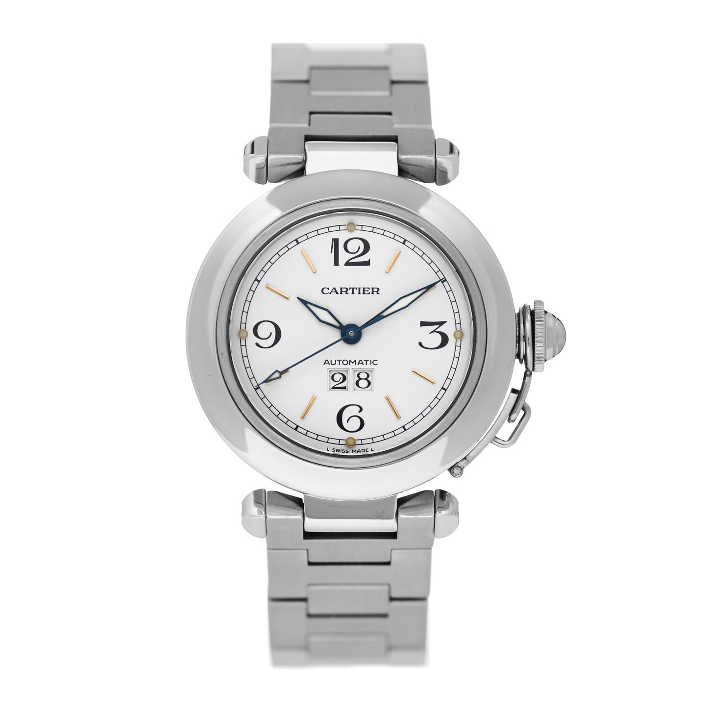 Stainless Steel 35mm Pasha C Big Date Automatic Watch