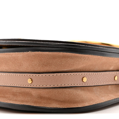 Chloe Calfskin Suede Small Nile Bracelet Bag Biscotti Beige 10 of 12