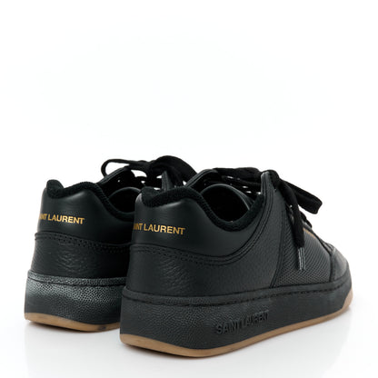 Saint Laurent Calfskin Perforated SL61 Sneakers 37.5 Black 5 of 11