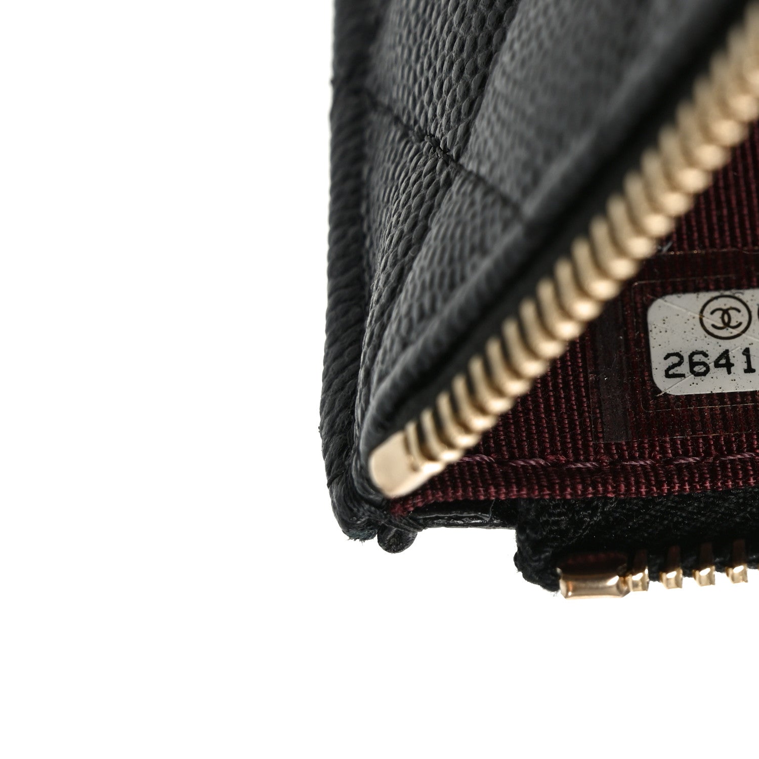 Chanel Caviar Quilted Classic Zip Pouch Black 7 of 7