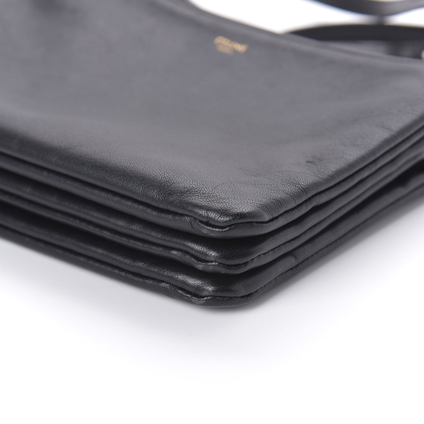 Lambskin Small Trio Crossbody Bag Black