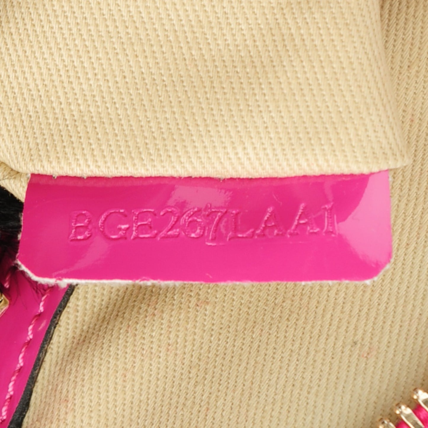 Patent Lacca Bow Dome Tote Pop Fuxia