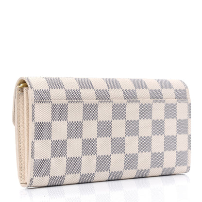 Louis Vuitton Damier Azur Sarah Wallet NM 3 of 26