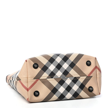 Burberry Nova Check Shopper Tote Black 3 of 8