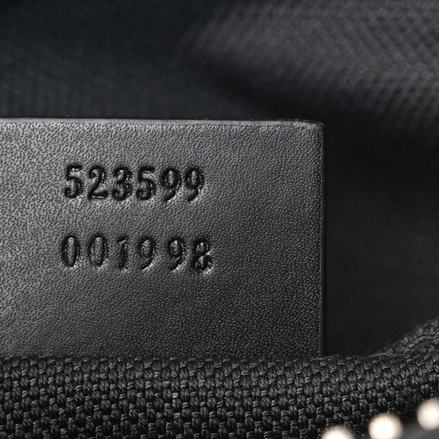 GG Supreme Monogram Web Small Flat Messenger Bag Black Grey
