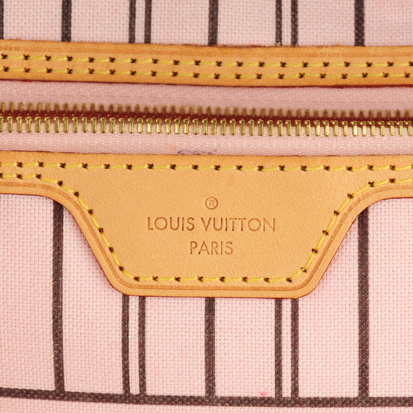 Monogram Neverfull MM Rose Ballerine