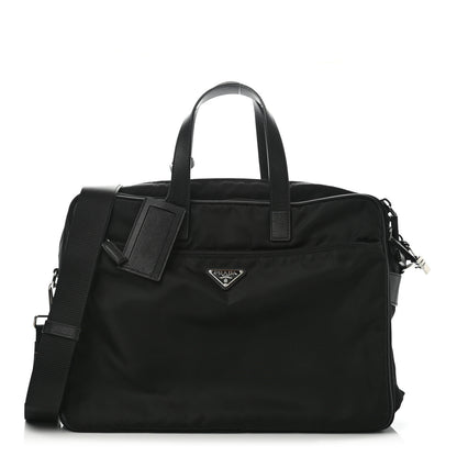 Prada Tessuto Nylon Saffiano Briefcase Black 1 of 7