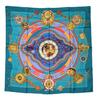 Hermes Silk La Ronde des Heures Scarf 90 2 of 4