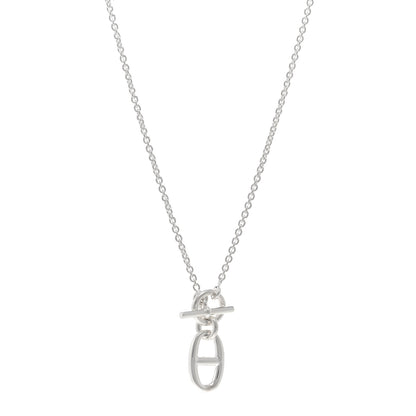 Hermes Sterling Silver Amulette Chaine d'Ancre Necklace 1 of 5