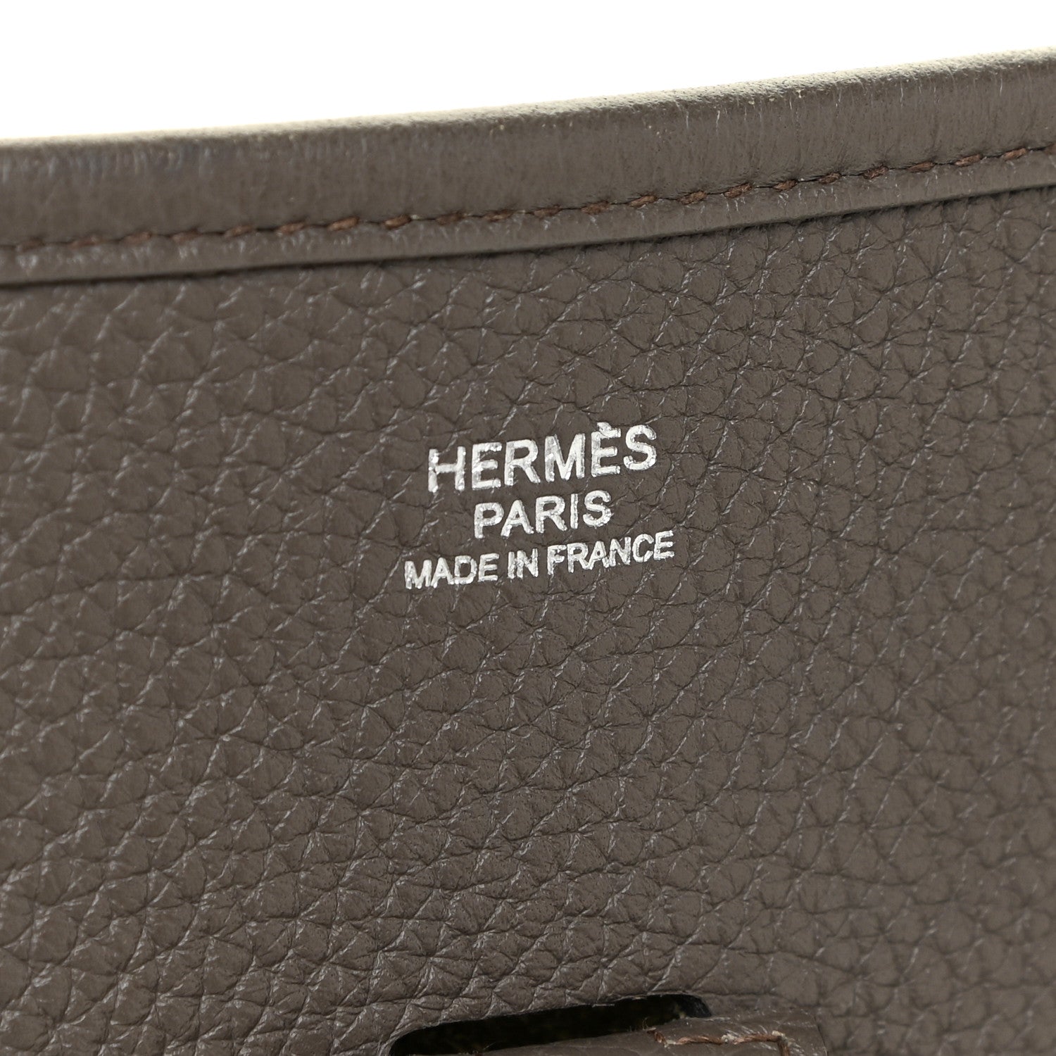 Hermes Taurillon Clemence Evelyne III GM Etain 6 of 14