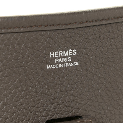 Hermes Taurillon Clemence Evelyne III GM Etain 6 of 14