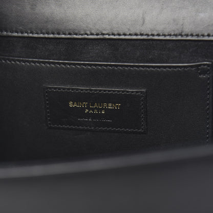 Saint Laurent Smooth Calfskin Medium Classic Monogram Kate Tassel Satchel Black 6 of 13