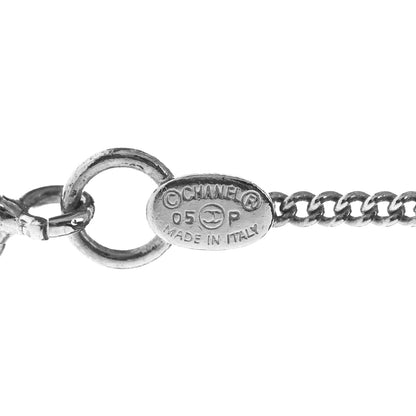 Chanel Resin Metal Studded CC Necklace Black 6 of 6