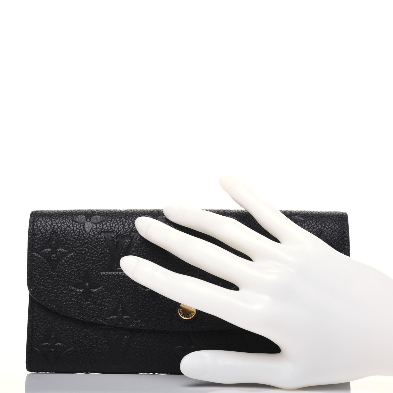 Louis Vuitton Empreinte Emilie Wallet Black Dune 2 of 11