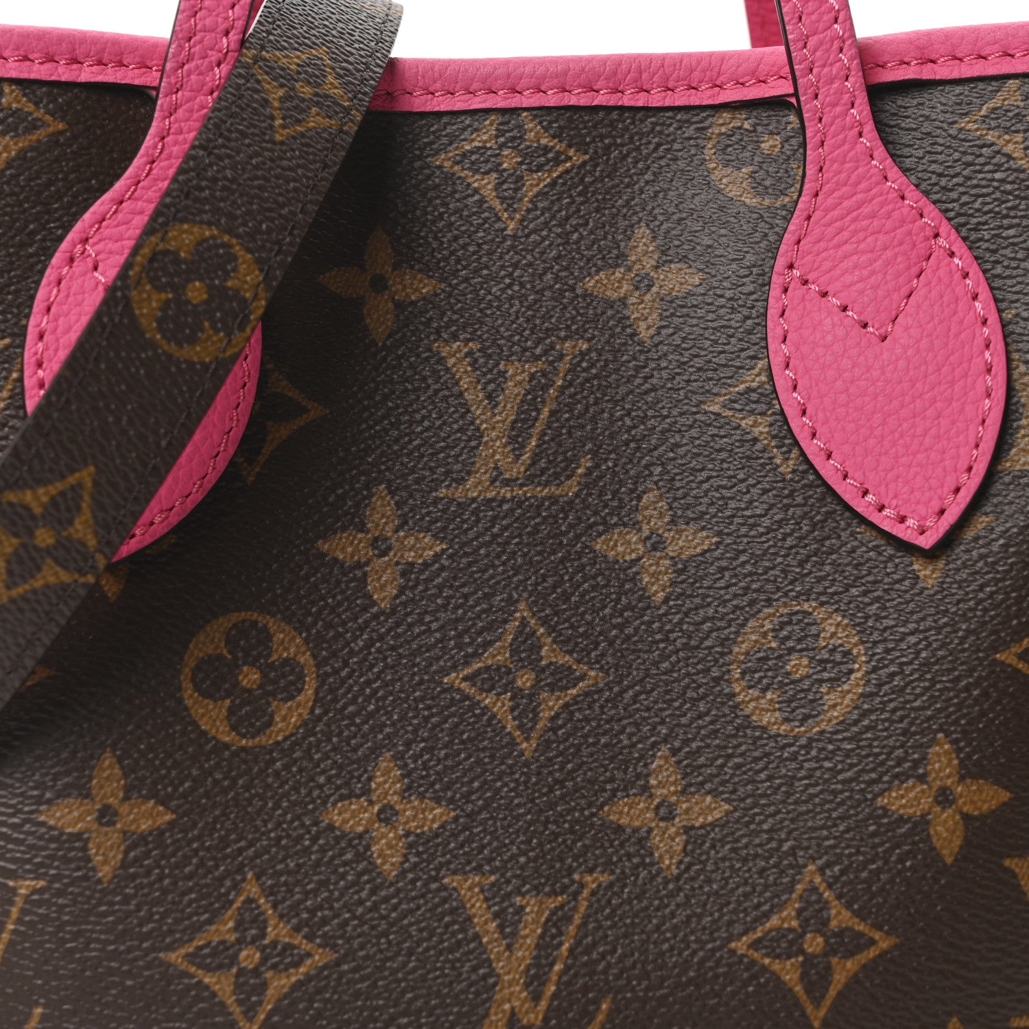 Louis Vuitton Monogram Neverfull Inside Out Bandouliere BB Rose Pondichery 9 of 18