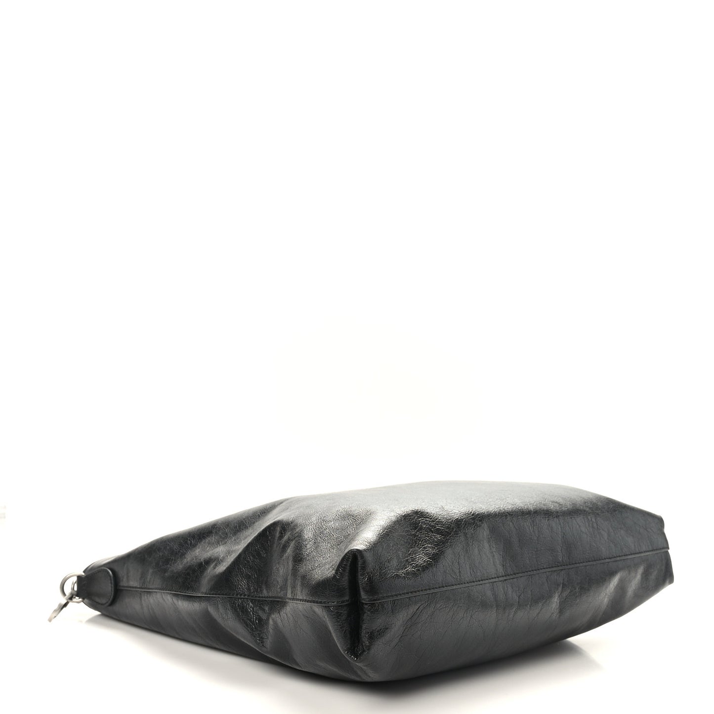 Fluffy Calfskin Morpheus Tote Bag Black