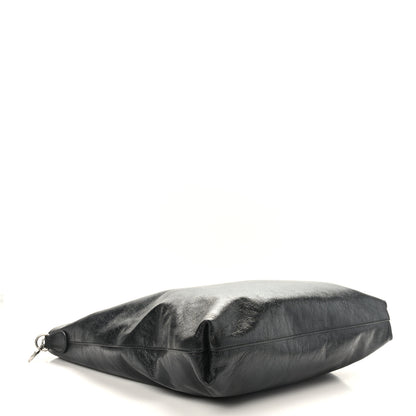 Gucci Fluffy Calfskin Morpheus Tote Bag Black 4 of 9