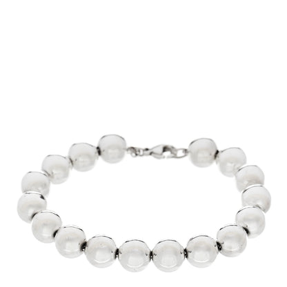 Tiffany Sterling Silver 10mm HardWear Ball Bracelet 1 of 4