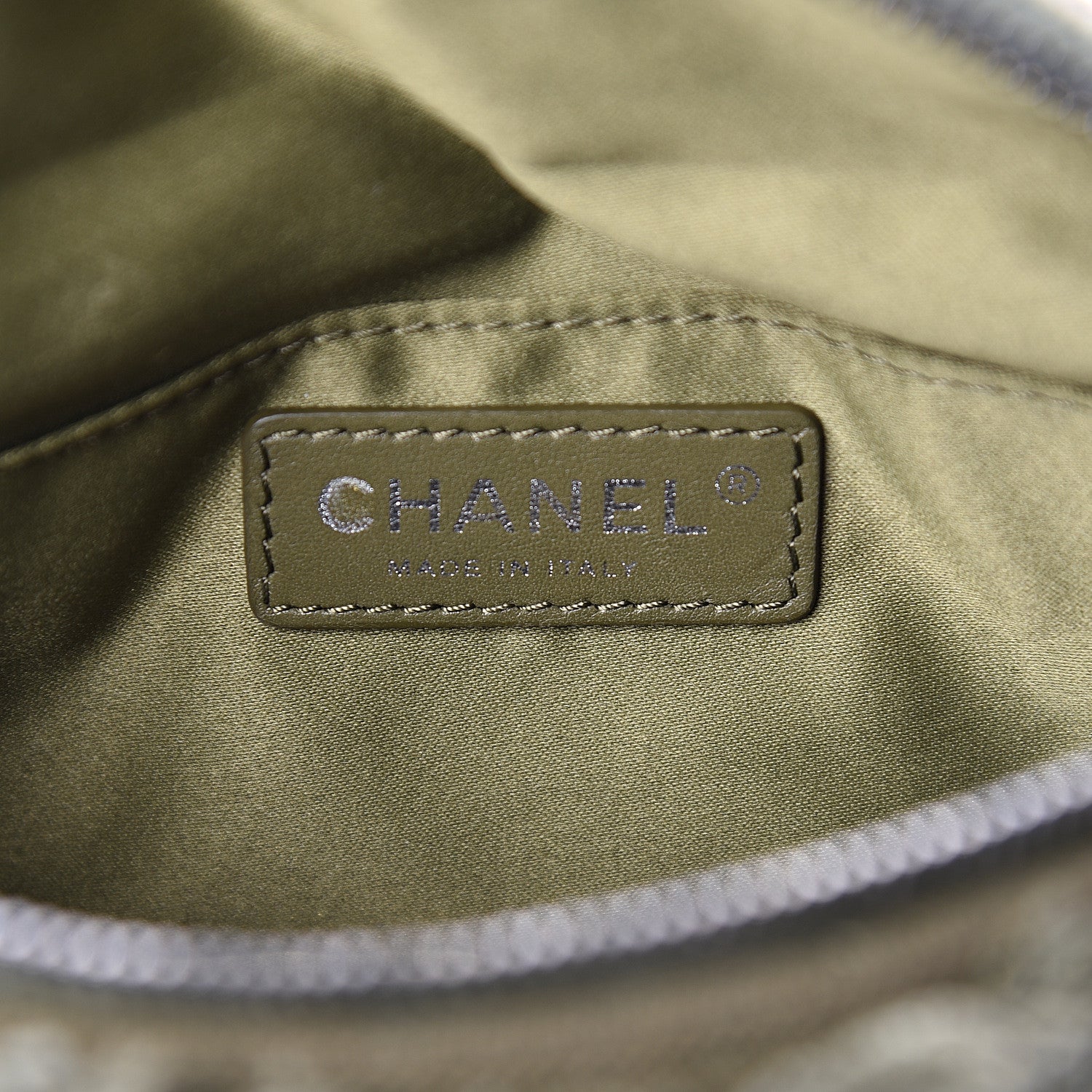 Chanel Canvas Lambskin Quilted Coco Cuba Charms Waist Bag Khaki 5 of 10