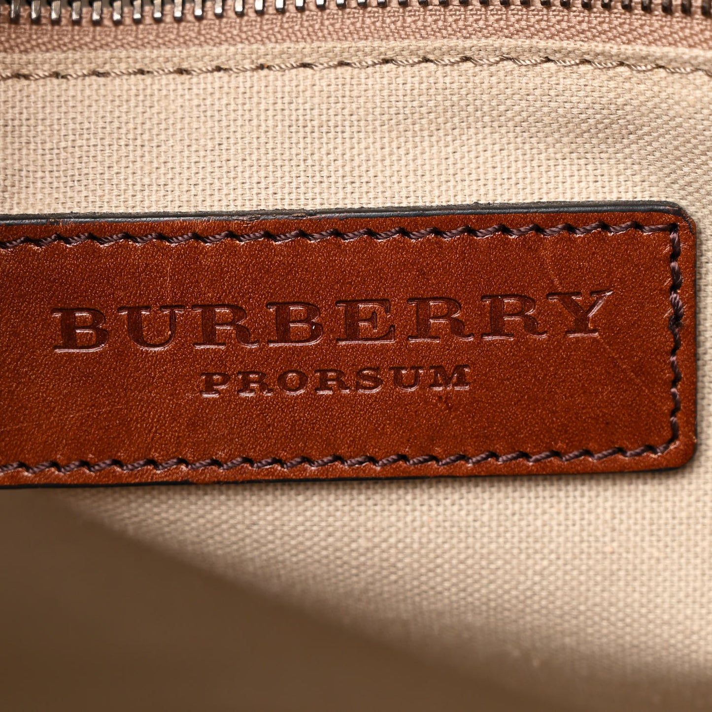 Prorsum Buffalo Raffia Tote Dark Tan