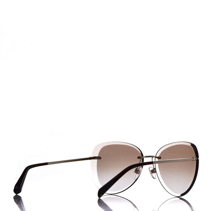 Chanel Metal Pilot Sunglasses 4239 Gold 4 of 8
