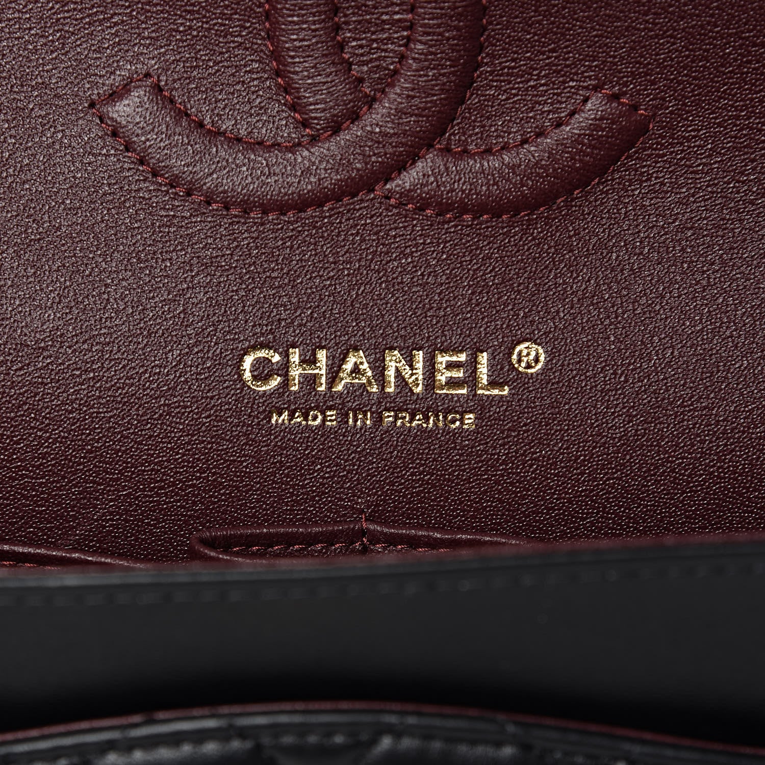 Chanel Lambskin Quilted Medium Double Flap Black 6 of 9