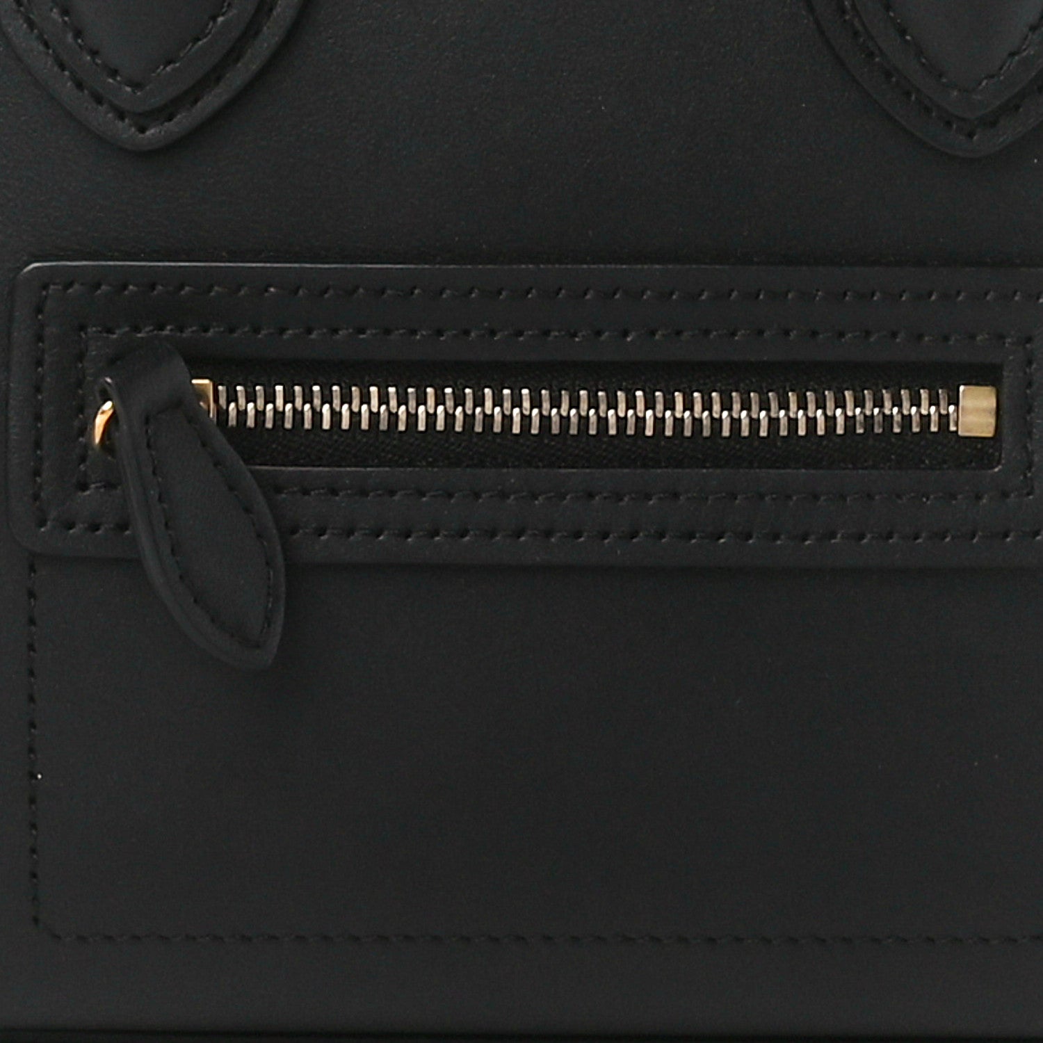Celine Smooth Calfskin Nano Luggage Black 9 of 11