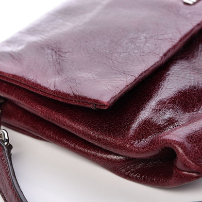 Miu Miu Vitello Shine Clutch Amaranto 10 of 16