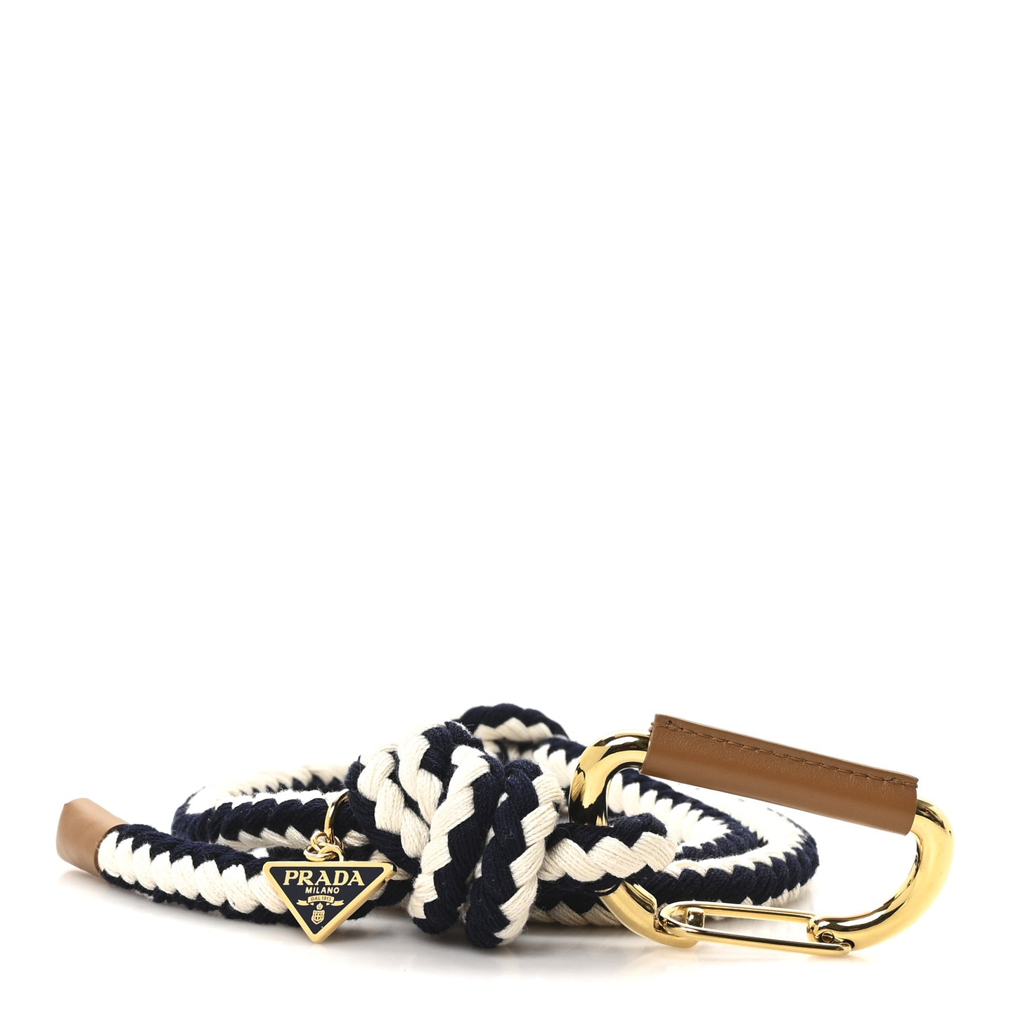 Braided Rope Belt Marine White