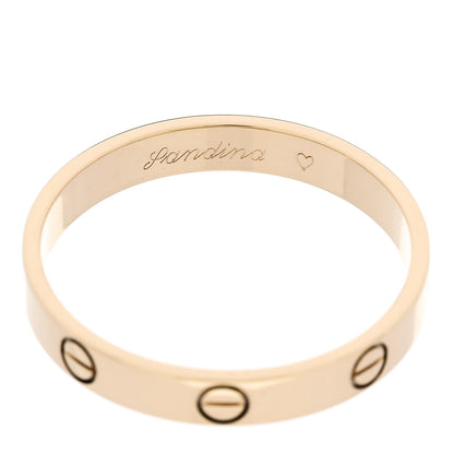 Cartier 18K Yellow Gold 3.5mm LOVE Wedding Band Ring 64 10.75 5 of 5