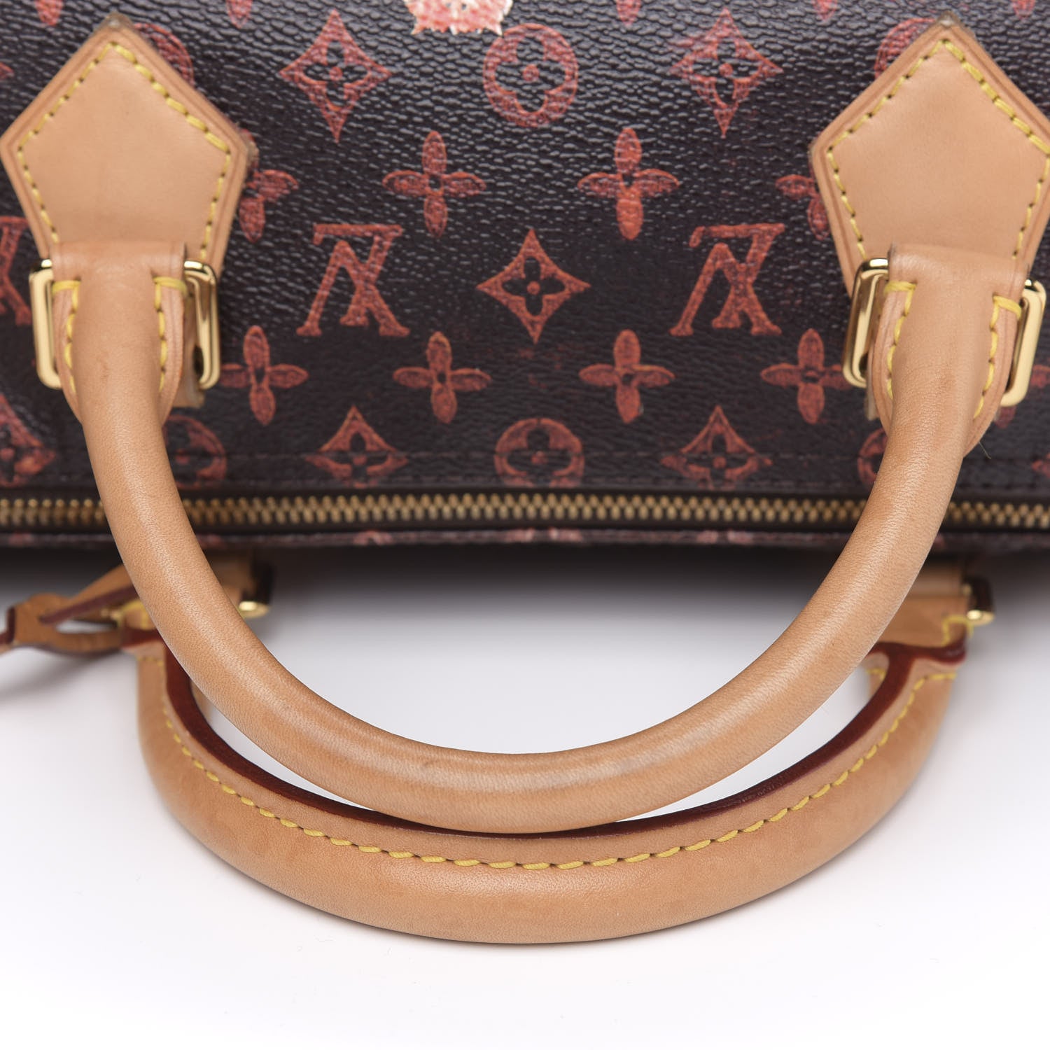 Louis Vuitton Catogram Speedy Bandouliere 30 Marron 12 of 17